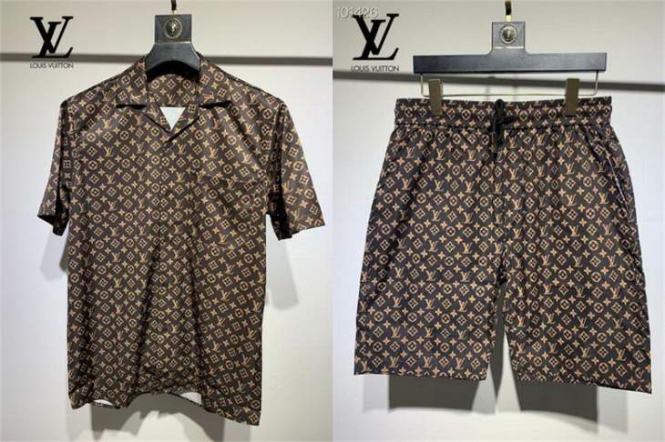 Picture of LV Shirt Pant Suits _SKULVS-XXL12yn23023785